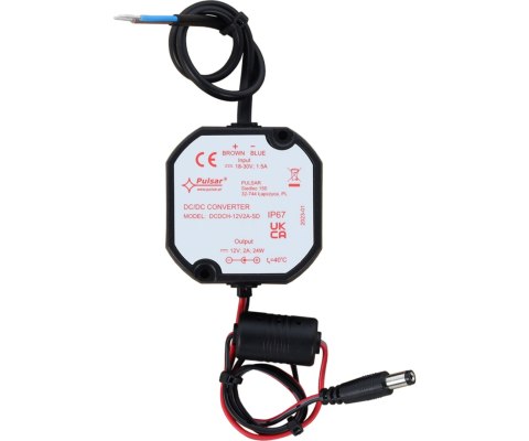 PRZETWORNICA ZASILANIA DCDCH-12V2A-SD PULSAR