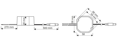 PRZETWORNICA ZASILANIA DCDCH-12V2A-SD PULSAR