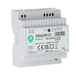 ZASILACZ IMPULSOWY DIN60W15 POS