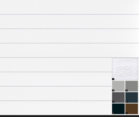 Brama garażowa Renomatic/Hormann 2500x2125mm (z napędem i szyną) - przetłoczenia M Woodgrain