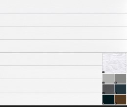 Brama garażowa Renomatic/Hormann 2500x2250mm (z napędem i szyną) - przetłoczenia M Woodgrain