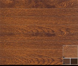 Brama garażowa Renomatic/Hormann 5000x2125mm (z napędem i szyną) - przetłoczenia M Decocolor