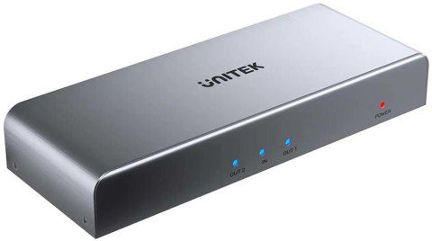 Unitek Rozgałęźnik sygnału HDMI 1 IN-2 OUT 4K