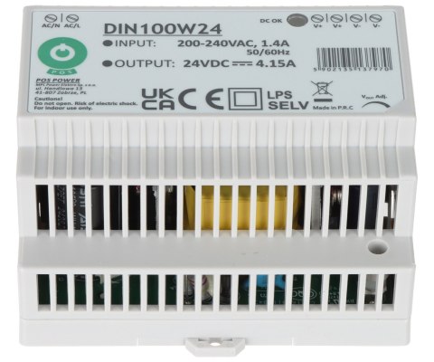 ZASILACZ IMPULSOWY DIN100W24 POS