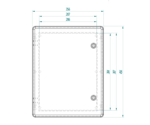 OBUDOWA HERMETYCZNA INDUSTRIAL/356X456X162/SR3-TR/EPN 356 x 456 x 162 mm Elektro-Plast Nasielsk