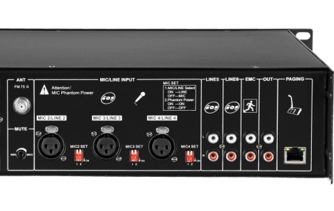 HQM-4120/MT - wzmacniacz PA 120W