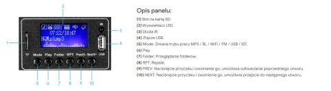 HQM-4120/MT - wzmacniacz PA 120W