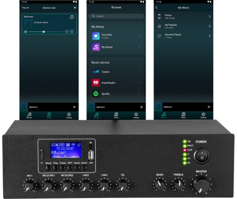 HQM-4120/MT - wzmacniacz PA 120W