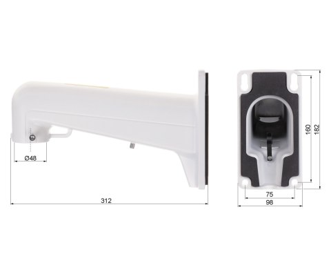 KAMERA IP SZYBKOOBROTOWA DS-2DE5425IW-AE(T5)/PL - 4 Mpx 4.8 ... 120 mm Hikvision