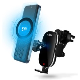 UCHWYT SAMOCHODOWY DO URZĄDZEŃ MOBILNYCH AB-AURUM-BLACK ZACISKOWY Xblitz