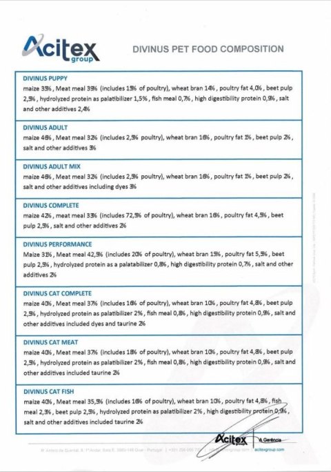 Divinus Cat Complete dla kotów dorosłych 2kg