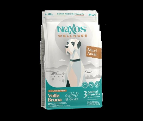 Naxos dla psów dorosłych wielkich ras wołowina z jagnięciną 12kg