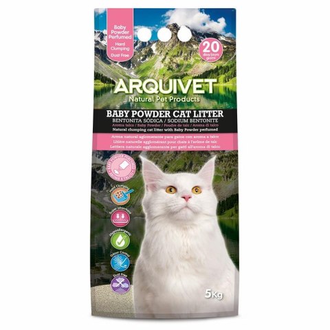 [W] ARQUIVET Żwirek bentonitowy zbrylający BABY POWDER 5 kg