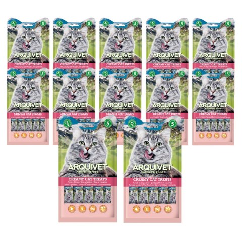 [Zestaw] ARQUIVET Kremowa przekąska z tuńczykiem i krewetką 12 x 5X14 g