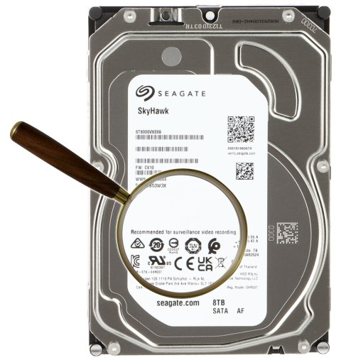 DYSK DO REJESTRATORA HDD-ST8000VX009 8TB 24/7 SkyHawk SEAGATE