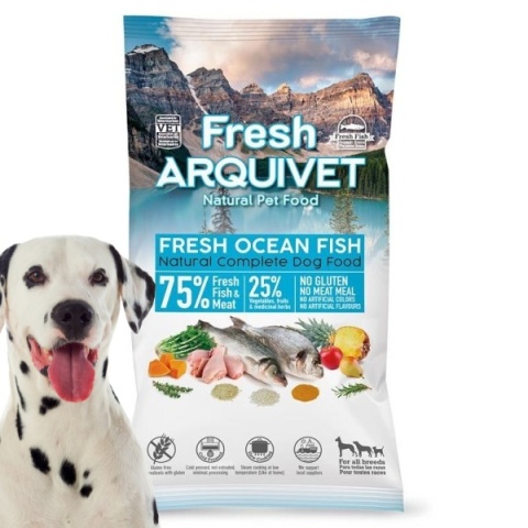 [ENG] PRÓBKA ARQUIVET FRESH Półwilgotna karma dla psa ryba oceaniczna 100 g