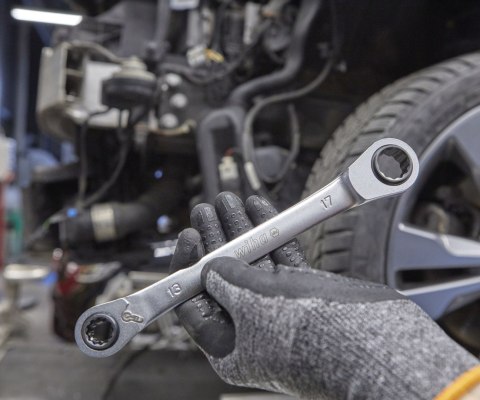 KLUCZ GRZECHOTKOWY Z PODWÓJNYM PIERŚCIENIEM 4W1 WH-WRENCH/45421 WIHA