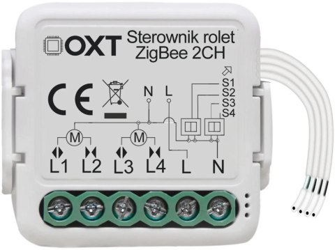 Moduł OXT mini sterownik 2 rolety ZigBee TUYA T268