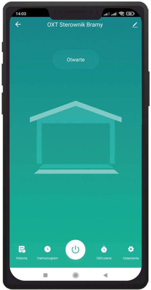 Moduł OXT z sensorem do silnika bramy garażu ZigBee TUYA T250G