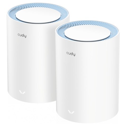 DOMOWY SYSTEM WI-FI MESH M1200(2-PACK) 2.4 GHz, 5 GHz, 300 Mb/s + 867 Mb/s CUDY