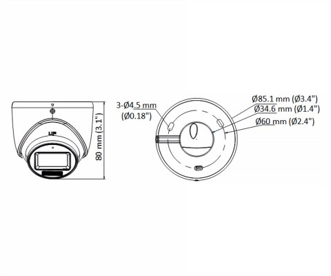 KAMERA AHD, HD-CVI, HD-TVI, PAL DS-2CE76D0T-LMFS(2.8MM) Smart Hybrid Light - 1080p Hikvision