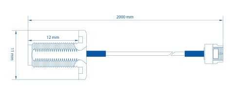 PRZEWÓD PR2VM20M 2 m Teltonika