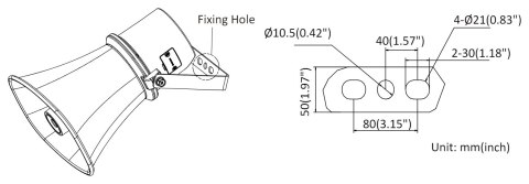 SIECIOWY GŁOŚNIK TUBOWY DS-QAZ1307G1T-E(C) 7 W IP67 Hikvision