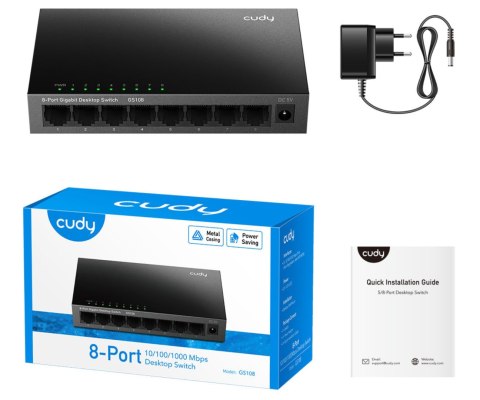 SWITCH GS108 8-PORTOWY CUDY
