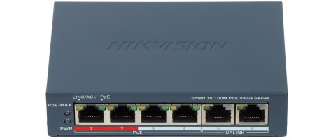 SWITCH POE DS-3E1106P-EI/M 4-PORTOWY Hikvision