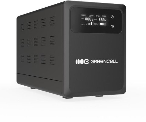 UPS ZASILACZ AWARYJNY Greencell PowerCore 2000VA 1200W AVR 24VDC LCD
