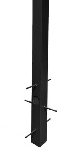 Słup do kamer Camsafe CS-MKB3 maszt kwadratowy do monitoringu do zabetonowania 3m