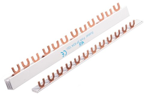 Szyna Grzebieniowa TYP 1Biegun 63A 12 modułów VCX SZK63A 1F 12X1M