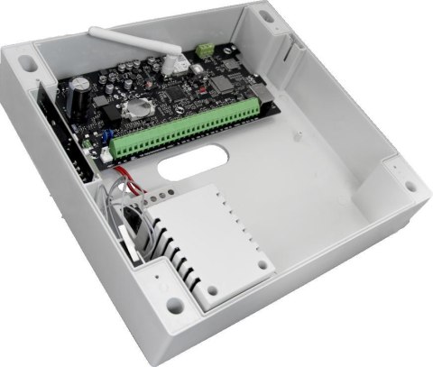 Zestaw centrala PulsON Alarm 2.0 4G z obudową i odbiornikiem PowerG