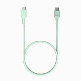 KABEL USB-C / USB-C Greencell PowerFlex 30cm PD 100W zielony silikonowy