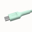 KABEL USB-C / USB-C Greencell PowerStream 200cm PD 100W zielony w oplocie