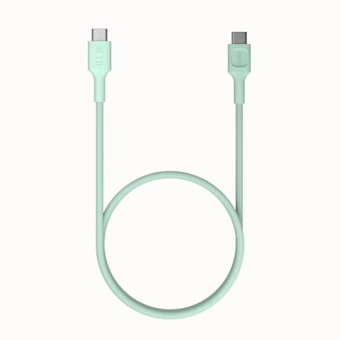 KABEL USB-C / USB-C Greencell PowerStream 200cm PD 100W zielony w oplocie