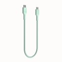 KABEL USB-C / USB-C Greencell PowerStream 30cm PD 100W zielony w oplocie