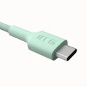 KABEL USB-C / USB-C Greencell PowerStream 30cm PD 100W zielony w oplocie
