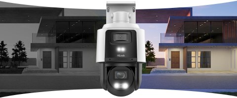 Kamera IP Hilook PTZ-D4-Pro dualna 8MP (4MP + 4MP) 4x zoom optyczny