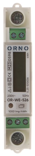 LICZNIK ENERGII ELEKTRYCZNEJ OR-WE-526 JEDNOFAZOWY ORNO