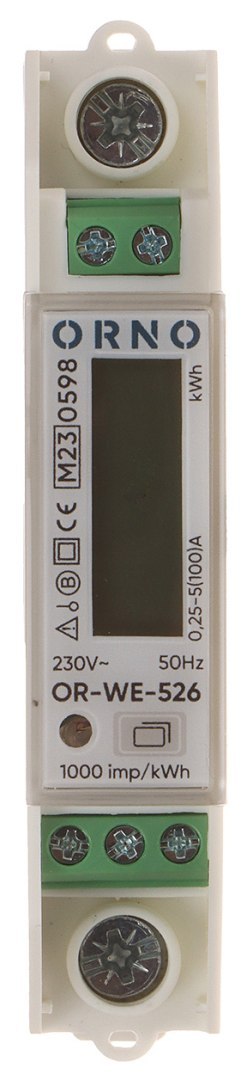 LICZNIK ENERGII ELEKTRYCZNEJ OR-WE-526 JEDNOFAZOWY ORNO