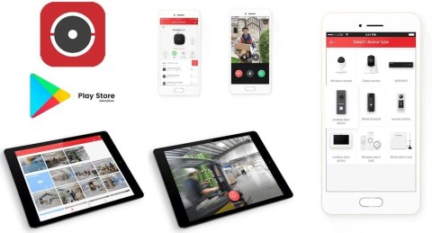 Zestaw monitoringu Hilook 4 kamery IP IPCAM-B8-30DL z dyskiem 1TB