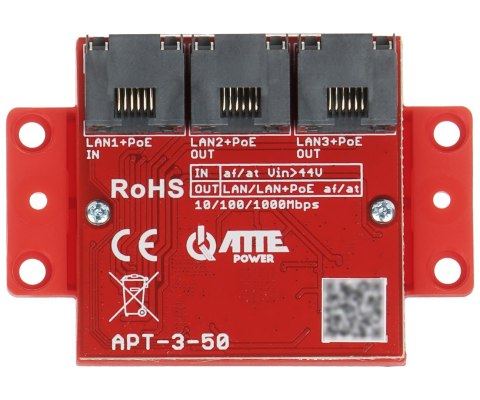 SWITCH POE / EXTENDER APT-3-50 3-PORTOWY ATTE