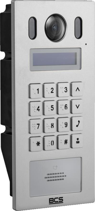 Panel zewnętrzny IP wielorodzinny z kamerą BCS-PAN9211S-S