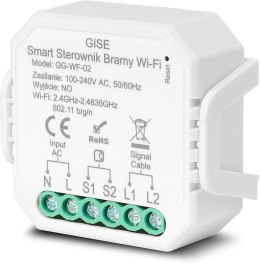 GISE Smart Moduł do sterowania bramą WiFi z czujnikiem otwarcia | Tuya | GG-WF-02