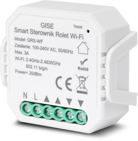 GISE Smart Sterownik roletowy WiFi GEN 2 | Tuya | GRS-WF