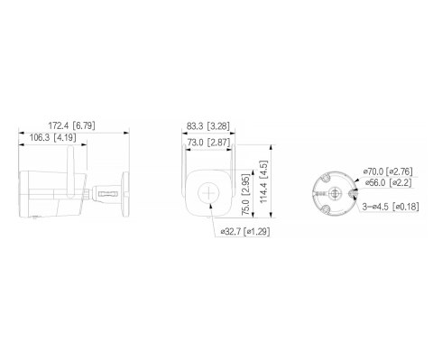 KAMERA IP IPC-HFW1339DTK1-SAW-IL-0280B Wi-Fi 6 Smart Dual Light - 3 Mpx 2.8 mm DAHUA