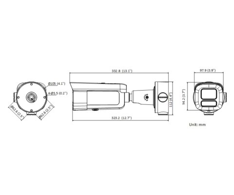 KAMERA WANDALOODPORNA IP DS-2CD2643G2-LIZS2U(2.8-12MM)/PL Smart Hybrid Light AcuSense - 4 Mpx - MOTOZOOM Hikvision