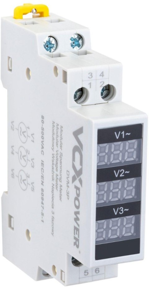 Modułowy wskaźnik napięcia VCX DVM 3 Fazowy
