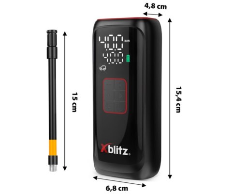 PRZENOŚNY MINI KOMPRESOR Z FUNKCJĄ POWERBANKU XB-AIRMASTER Xblitz
